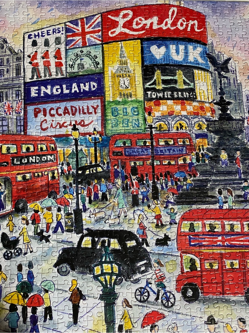 Galison Michael Storrings 100 Piece Puzzle “London”